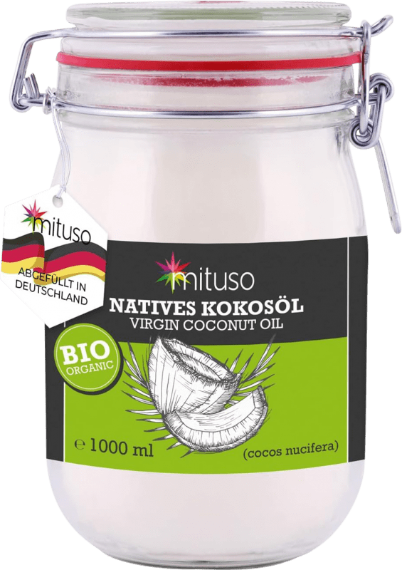 15,95 € | Aceite Vegetal Mituso Virgen Sri Lanka Organic — Ecológico 1 L Coco