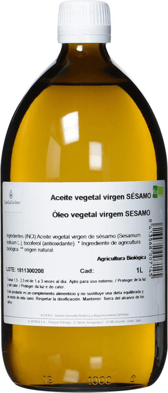 Envío gratis | Aceite de Cocina Esential'Arôms Sésamo Neutro Eco España 1 L