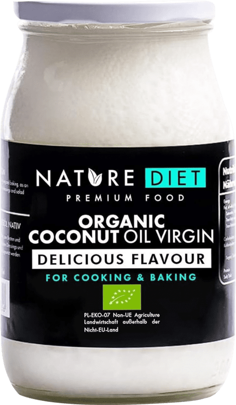 Envio grátis | Óleo Vegetal Nature Diet Virgem Sri Lanka Eco — Biológico 80 cl Coconut — Coco