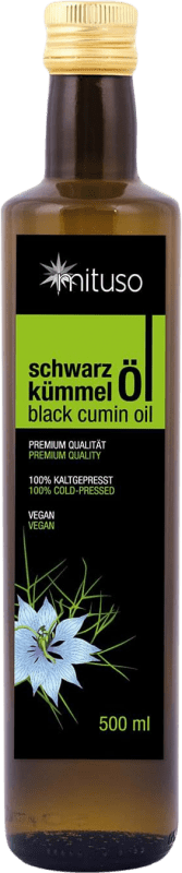 Envío gratis | Aceite de Cocina Mituso Comino Negro Egipto Botella Medium 50 cl