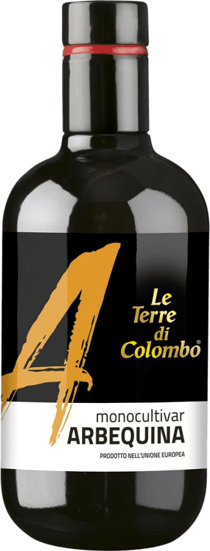 Envoi gratuit | Huile d'Olive Le Terre di Colombo Virgen Extra Italie Arbequina Bouteille Medium 50 cl