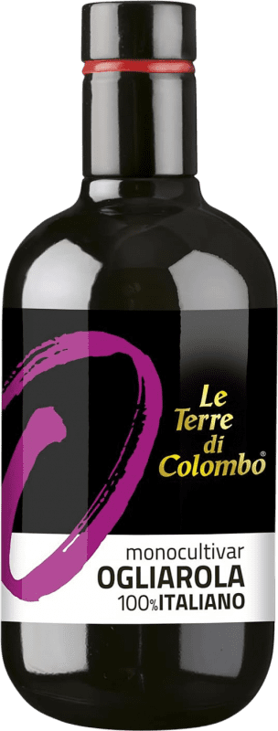 Envoi gratuit | Huile d'Olive Le Terre di Colombo Virgen Extra Ogliarola Italie Bouteille Medium 50 cl