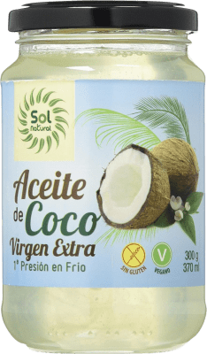 Envío gratis | Aceite de Cocina ‎Solnatural Virgen Extra Coco Bio España Media Botella 37 cl