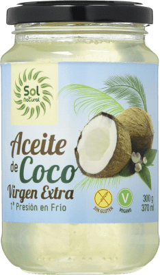 Envío gratis | Aceite Vegetal Solnatural Virgen España Bio — Biológico Media Botella 37 cl Coco