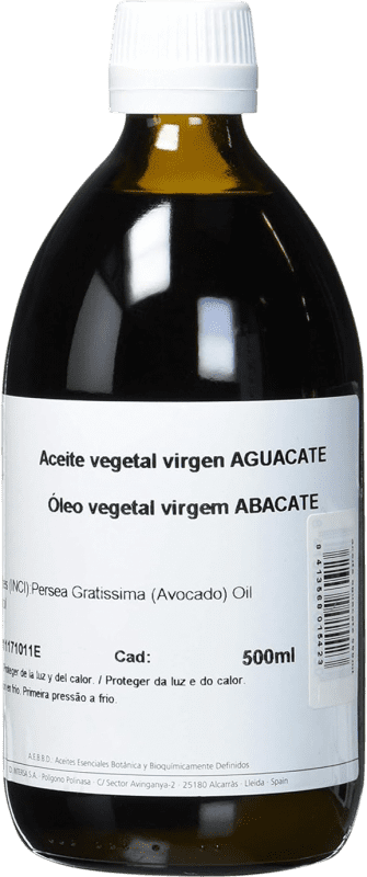 79,95 € Envío gratis | Aceite de Cocina Esential'Arôms Aguacate Virgen Botella Medium 50 cl