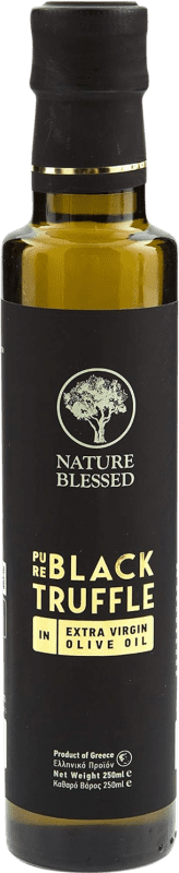 Free Shipping | Olive Oil Nature Blessed EVOO Extra Virgin Greece Small Bottle 25 cl Trufa Negra — Black Truffle