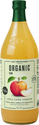 Vinagre Eat Wholesome Sin Filtrar Eco — Ecológico 1 L Vidrio Manzana, Cider — Sidra
