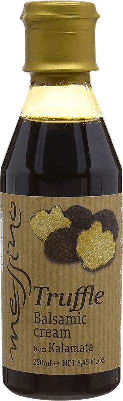 Бесплатная доставка | Коробка из 3 единиц Уксус Messino Balsamico — Бальзамический, Crema — Крем Греция Мини-бутылка 25 cl Trufa — Трюфель