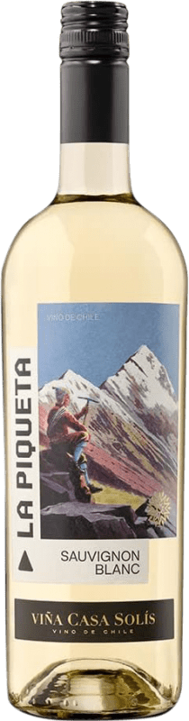 Бесплатная доставка | Белое вино Casa Solís La Piqueta Чили Sauvignon White 75 cl