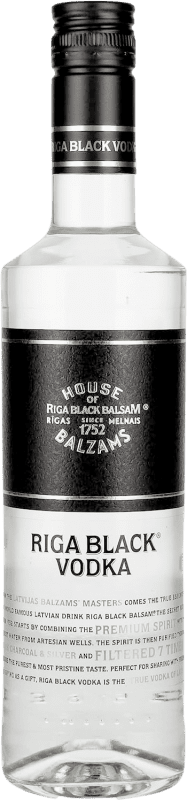 Envio grátis | Vodka Riga Black Letônia Garrafa Medium 50 cl