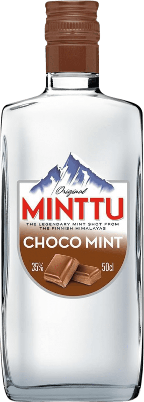 Envío gratis | Licores Minttu Choco Mint España Botella Medium 50 cl