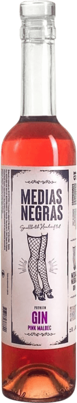 63,95 € Бесплатная доставка | Джин Medias Negras. Pink Malbec Gin бутылка Medium 50 cl