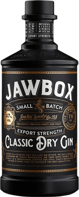 Бесплатная доставка | Джин Jawbox. Small Batch Export Strength Classic Ирландия 70 cl