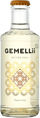 リキュール 4個入りボックス Gemellii. Bitter XXVI 小型ボトル 20 cl アルコールなし