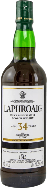 Envoi gratuit | Blended Whisky Laphroaig The Ian Hunter Story Book 4 Malt Master Royaume-Uni 34 Ans 70 cl