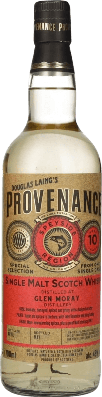 Free Shipping | Single Malt Whisky Douglas Laing's Provenance at Glen Moray United Kingdom 10 Years 70 cl