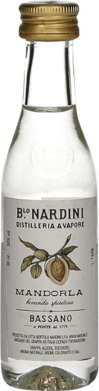 7,95 € Kostenloser Versand | 3 Einheiten Box Liköre Bortolo Nardini Miniaturflasche 4 cl Mandorla — Mandel