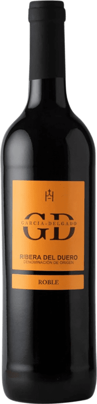 Free Shipping | Red wine García Delgado Oak D.O. Ribera del Duero Castilla y León Spain Tempranillo 75 cl