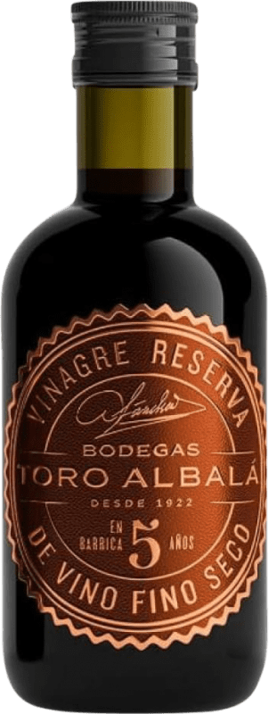 Envio grátis | Vinagre Toro Albalá Rotweinessig Fino Espanha Garrafa Pequena 25 cl