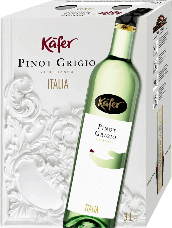 Envío gratis | Vino Blanco Käfer Francia Pinot Gris Bag in Box 3 L