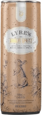 Liköre 24 Einheiten Box Lyre's Amalfi Spritz Premium Kleine Flasche 25 cl Alkoholfrei