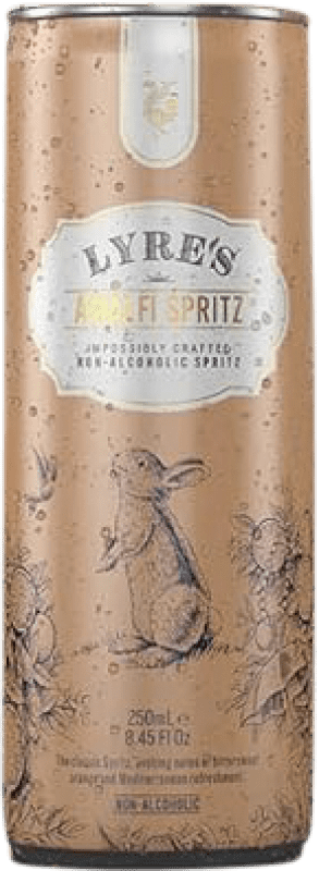 59,95 € Free Shipping | 24 units box Bitter Aperitif Lyre's Amalfi Premium, Spritz Small Bottle 25 cl