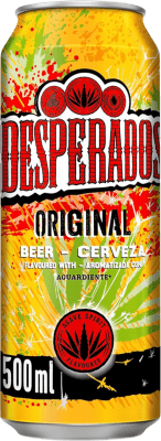 Bier 24 Einheiten Box Desperados Original al Tequila Alu-Dose 50 cl