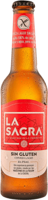 ビール 12個入りボックス La Sagra 3分の1リットルのボトル 33 cl