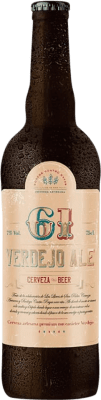 Bier 6 Einheiten Box Cuatro Rayas 61 Sesenta y Uno Verdejo Ale 75 cl