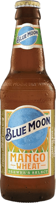 Bier 12 Einheiten Box Blue Moon 33 cl Mango, Wheat — Weizen