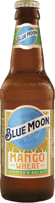 Bier 12 Einheiten Box Blue Moon Mango Wheat Drittel-Liter-Flasche 33 cl