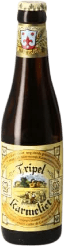 Бесплатная доставка | Коробка из 4 единиц Пиво Bosteels Karmeliet Tripel Malt — Тройной солод Бельгия Бутылка на треть 33 cl