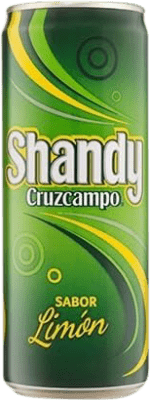 ビール 24個入りボックス Cruzcampo Shandy Limón アルミ缶 33 cl