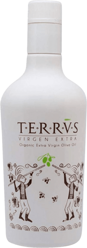 Envío gratis | Aceite de Oliva Terrus. Virgen Extra Premium Ecológico Comunidad Valenciana España Botella Medium 50 cl