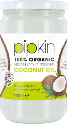 Olio Vegetale Pipkin Vergine Organic — Bio 1 L Coconut — Cocco
