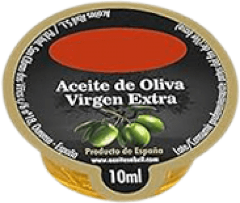 Huile d'Olive Boîte de 40 unités Millas Virgen Extra Doses Uniques 1 cl