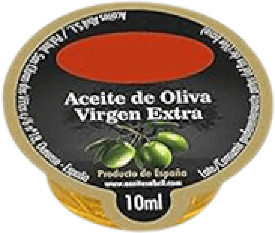 Envoi gratuit | Boîte de 40 unités Huile d'Olive Millas Virgen Extra Espagne Doses Uniques 1 cl