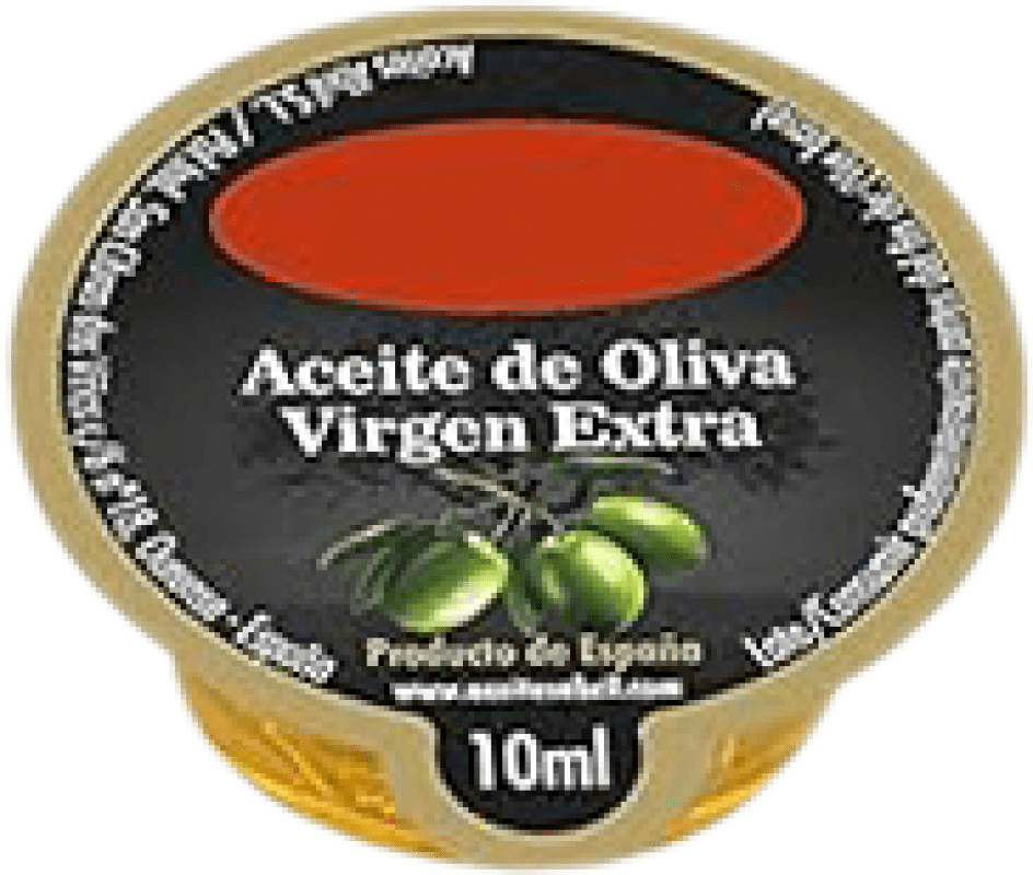 Envío gratis | Caja de 40 unidades Aceite de Oliva Millas AOVE Virgen Extra España Monodosis 1 cl