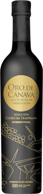 Aceite de Oliva Oro de Cánava. Virgen Extra Premium Sierra Mágina Picual Botella Medium 50 cl