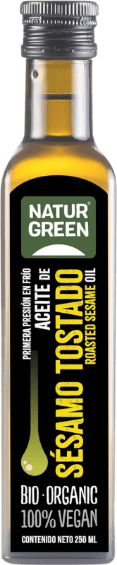 8,95 € | Vegetable Oil Natur Green Spain Bio — Organic Small Bottle 25 cl Sésamo — Sesame, Tostado — Toasted