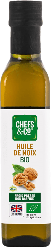 Envío gratis | Aceite de Cocina Chefs & Co. Nuez sin Refinar Orgánico Bulgaria Botellín 25 cl