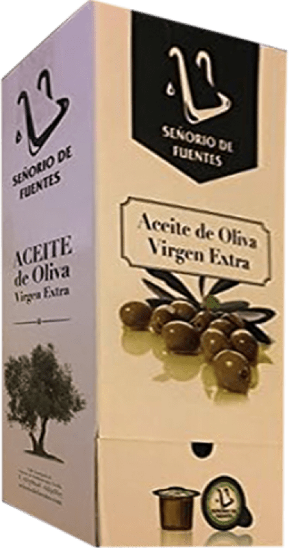 Envío gratis | Caja de 170 unidades Aceite de Oliva Señorío de Fuentes AOVE Virgen Extra España Monodosis 1 cl