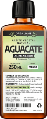 Envoi gratuit | Huile Végétale Orgaliane Espagne Petite Bouteille 25 cl Aguacate — Avocat