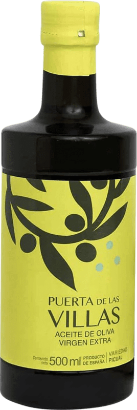 Free Shipping | Olive Oil ‎Puerta de las Villas Virgen Extra Spain Picual Medium Bottle 50 cl