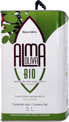 Aceite de Oliva ‎Almazaras de la Subbética Almaoliva Virgen Extra Ecológico Lata Especial 3 L