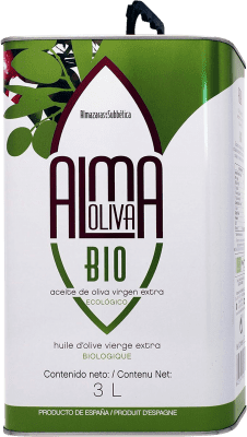 送料無料 | オリーブオイル Almazaras de la Subbética Almaoliva EVOO エキストラバージン スペイン Eco — エコ ビオ オーガニック スペシャル缶 3 L