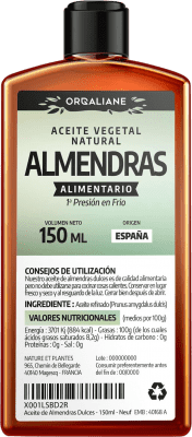 Cooking Oil Orgaliane Almendras Dulces Small Bottle 15 cl