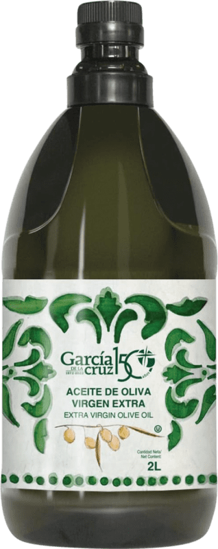 Envío gratis | Aceite de Oliva García de la Cruz Virgen Extra PET Castilla la Mancha España Garrafa 2 L