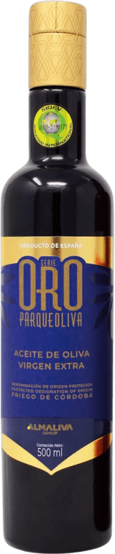 Olive Oil Parqueoliva Virgen Extra Serie Oro Hojiblanca Picuda Spain Picual, Hojiblanca Medium Bottle 50 cl