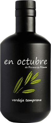 Envio grátis | Azeite de Oliva Olivares de Altomira Verde, AOVE Virgem Extra Espanha Eco — Biológico Garrafa Medium 50 cl